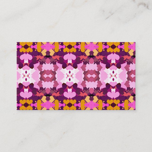 CARTE DE VISITE FLEURS DE JARDIN (Devant)