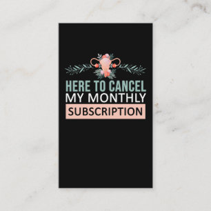 Carte De Visite Fleurs de sensibilisation à l'hystérectomie Élimin