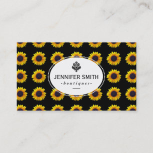Carte De Visite Fleurs de soleil