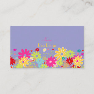 Carte De Visite Fleurs d'été de PixDezines, BusinessCard