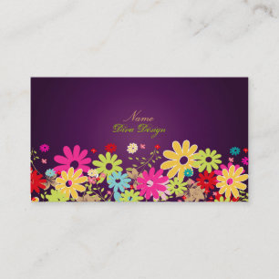 Carte De Visite Fleurs d'été de PixDezines, BusinessCard