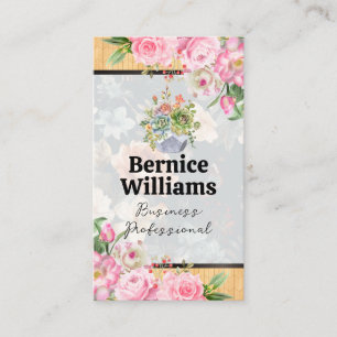 Carte De Visite Fleurs florissantes