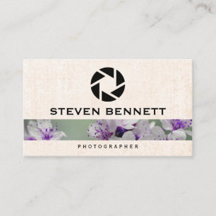Carte De Visite Fleurs   Icône Lens de caméra