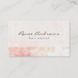 Carte De Visite Fleurs lumineuses élégantes