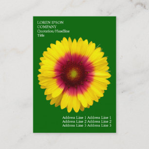 Carte De Visite Fleurs minimales - Fleur de couverture - Vert herb