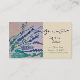 Carte De Visite Fleurs sauvages