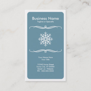 Carte De Visite flocon de neige de mod