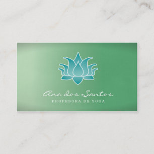 Carte De Visite Flor de Loto Tarjetas De Visita