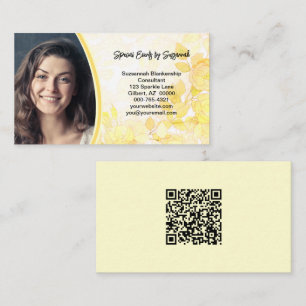 Carte De Visite floral