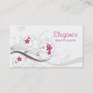 Carte de visite floral