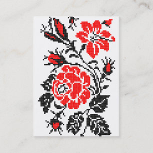 CARTE DE VISITE FLORAL