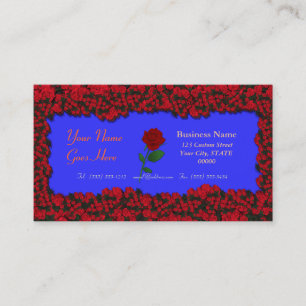 Carte De Visite Floral 3D - Bouquet Rose en trois dimensions