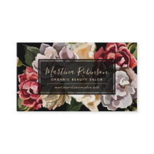 Floral coloré peint sur noir