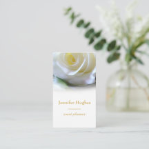 Floral Event Planner Rose blanche
