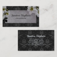 Floral foncé Goth Vintage