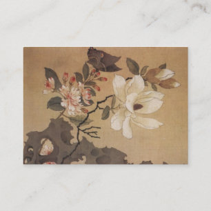 Carte De Visite Floral japonais