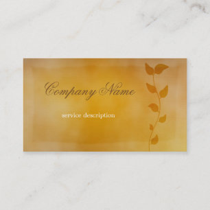 Carte de visite floral vintage