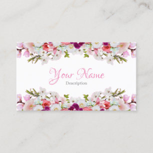 Carte de visite - Florale