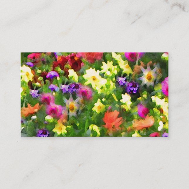 Carte De Visite Flore Impressions fleuriste (Devant)