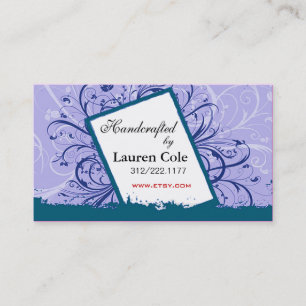 Carte De Visite Florista Handcrafted par les métiers faits sur