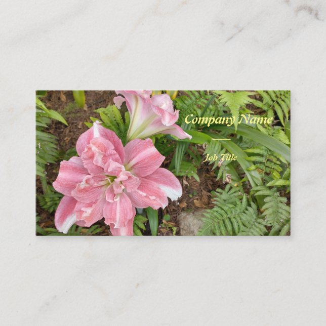 Carte De Visite Floriste (Devant)