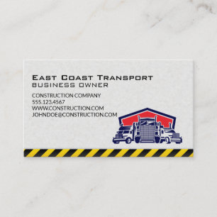 Carte De Visite Flotte de camions Transport 18 roues