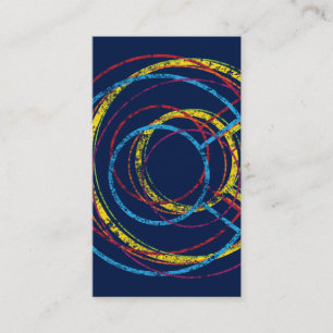 Carte De Visite flou colorado pride