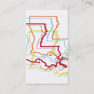 Carte De Visite flou de fierté louisiana