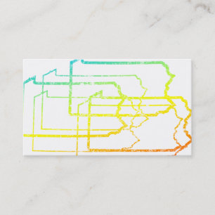 Carte De Visite flou de refroidissement pennsylvanie