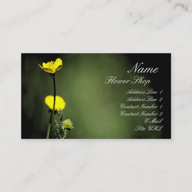 Carte de visite Flower Shop (Devant)