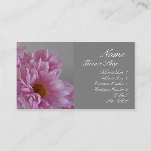 Carte de visite Flower Shop (Devant)