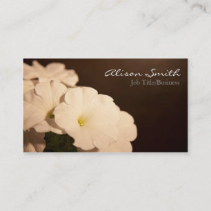 Carte De Visite Flowers Business Card