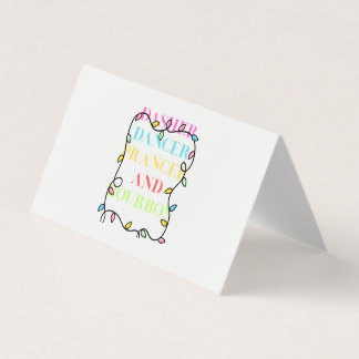 Carte De Visite Folded Business Card