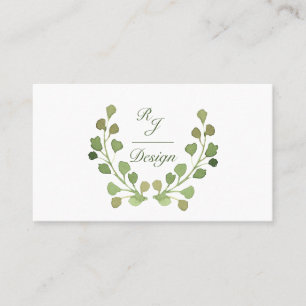 Carte De Visite Foliage simple