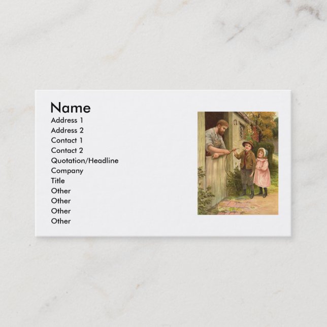Carte de visite Folktales (Devant)
