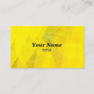 Carte De Visite Fond d'art jaune