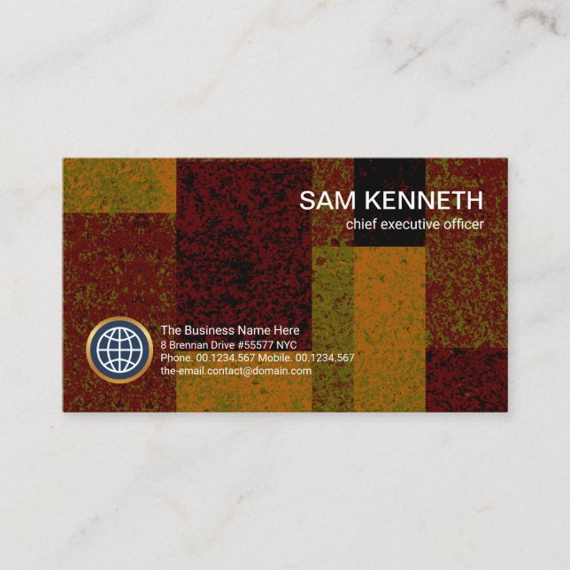 Carte De Visite Fondateur de Creative Patchwork Artwork (Devant)