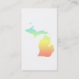 Carte De Visite fondu de froid du michigan