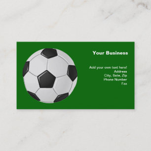 Carte De Visite Football américain de soccer ou d'association