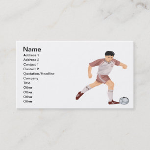 Carte De Visite Footballeur