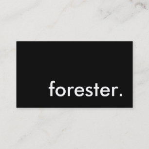 Carte De Visite forestier.