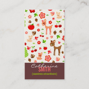 Carte De Visite Forêt de Deerie (verticale)