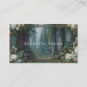 Carte De Visite Forêt de séquoias majestueuse