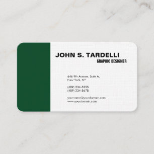 Carte De Visite Forêt minimaliste Élégante de la plaine moderne ve