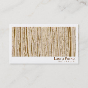 Carte De Visite Forêt naturelle Brown Arbre Entretien Paysage pelo