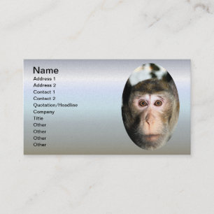 Carte De Visite Forêt pluviale en voie de disparition