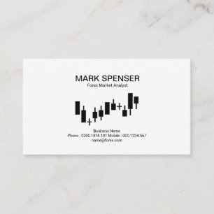 Carte De Visite Forex propres simples simples de graphique de