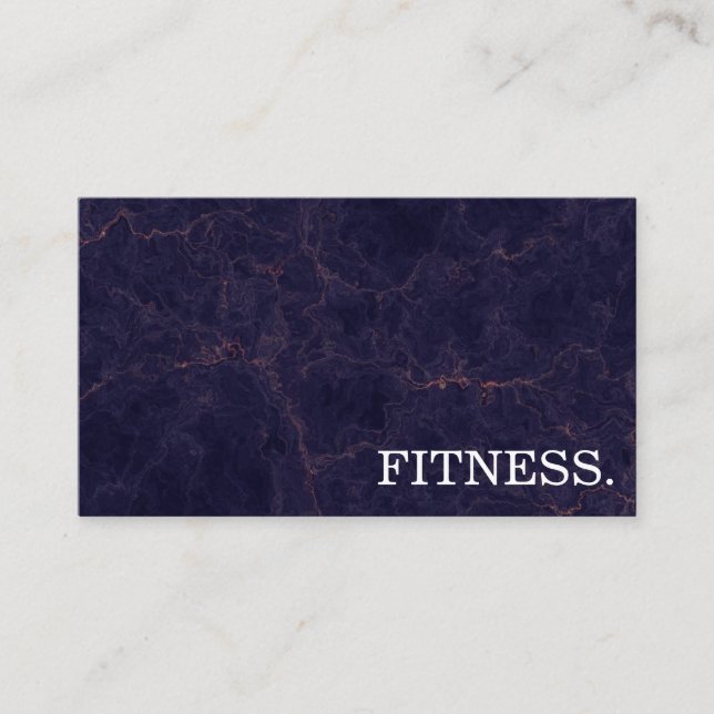 Carte De Visite Forfait de fitness minima (Devant)