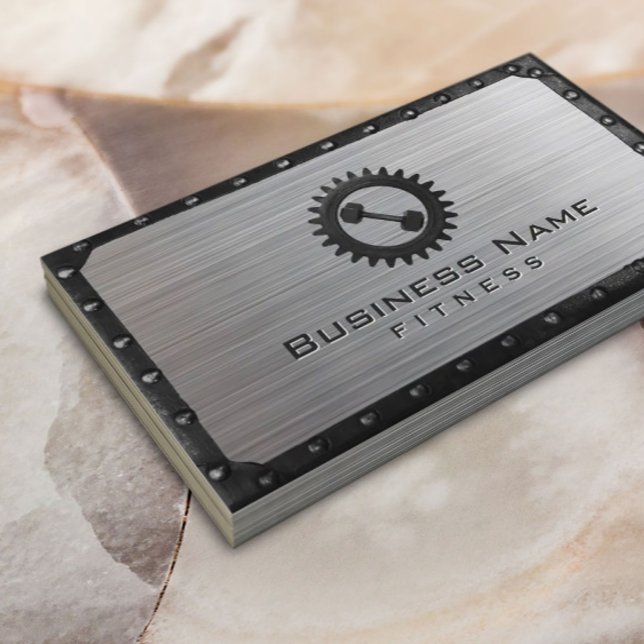 Carte De Visite Formateur de conditionnement Métal industriel enca (Créateur téléchargé)