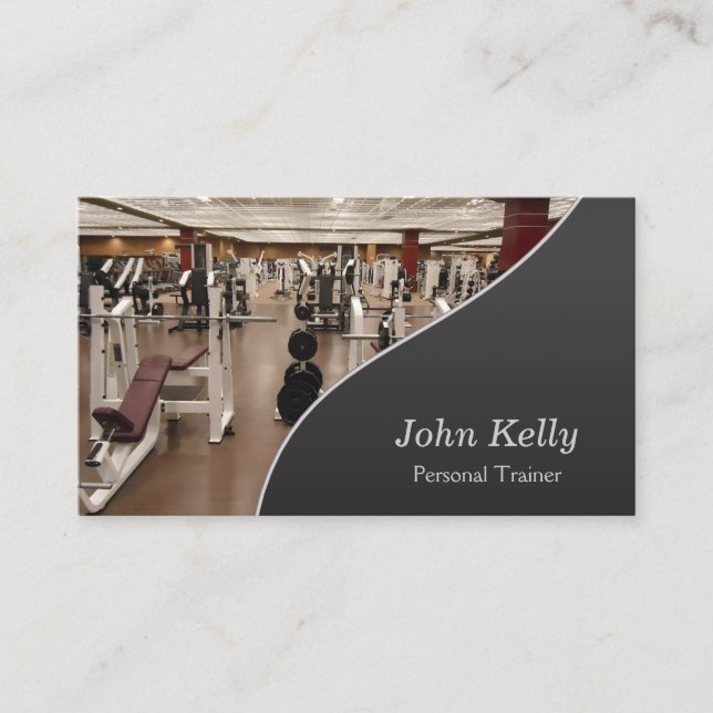 Carte De Visite Formateur de conditionnement physique personnel (Devant)